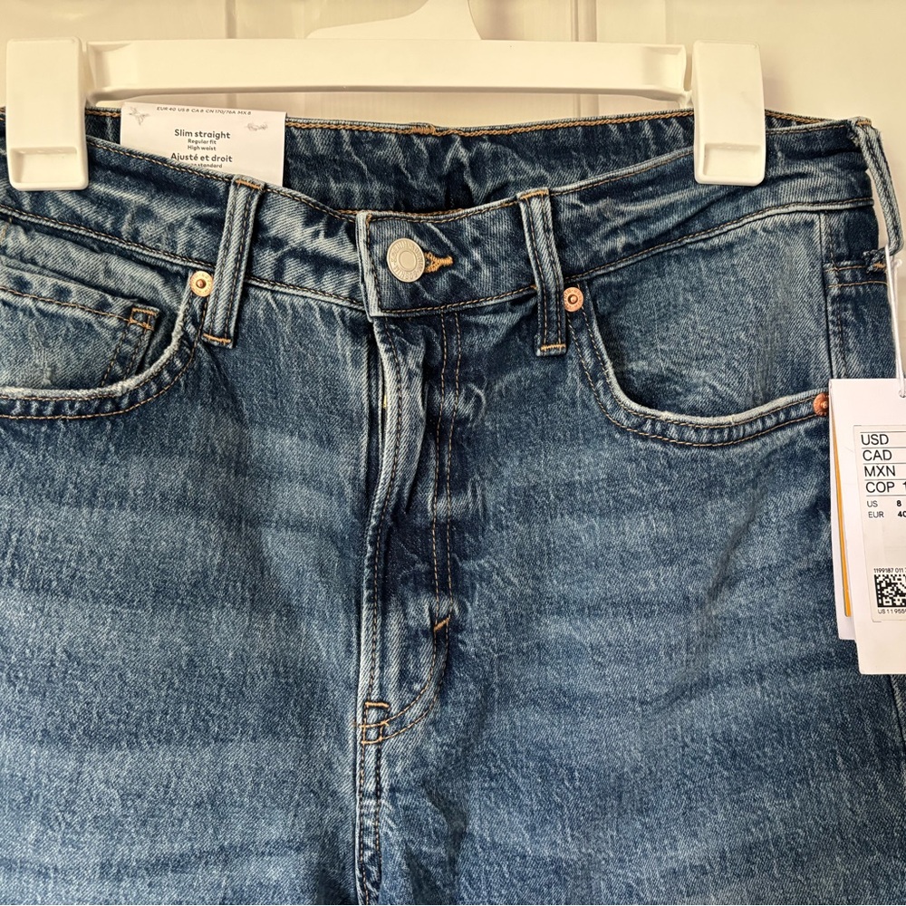 H&M High Waist Denim Jeans